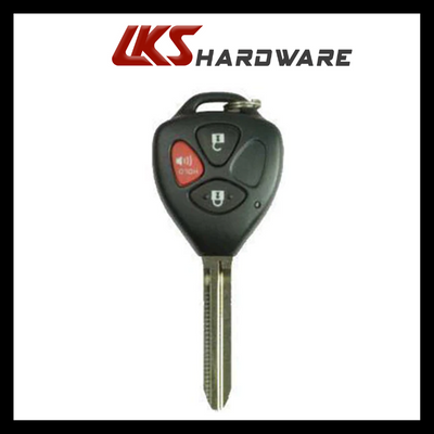 2009-2016 Toyota Matrix Venza / 3-Button Remote Head Key / GQ4-29T (G Chip)