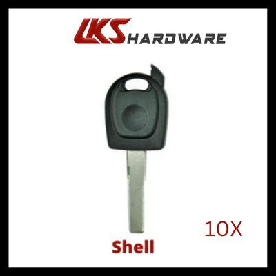 HU66 / Audi / Volkswagen / Transponder Key SHELL / (No Chip) (10X)