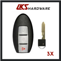 Load image into Gallery viewer, 2014-2016 Nissan Rogue / 3-Button Smart Key / PN: 285E3-4CB1A / S180144105 / KR5S180144106 ( PACK OF 3 )
