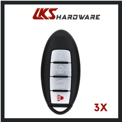 2014-2016 Nissan Rogue / 4-Button Smart Key / KR5S180144106 ( PACK OF 3 )