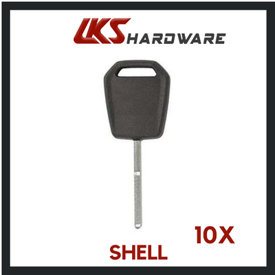 2013-2019 Ford Lincoln HU101 Side-Mill Transponder Key SHELL (No Chip) for 128-Bit  ( PACK OF 10 )