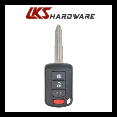 2016-2017 Mitsubishi Outlander Lancer / 4-Button Remote Head Key / PN: 6370B945 / OUCJ166N