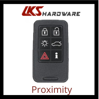 2007-2016 Volvo / 6-Button Smart Key / PN: 30659502 / KR55WK49266 / Keyless / 902 MHz