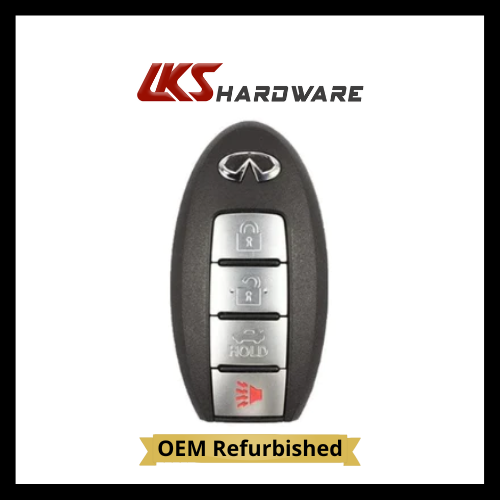 2014-2016 Infiniti Q50 / 4-Button Smart Key / PN: 285E3-4HD0C / KR5S180144203 (OEM Refurbished)