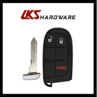 Load image into Gallery viewer, 2011-2019 Dodge Chrysler Jeep / 3-Button Smart Key SHELL for M3N40821302, M3M40821302

