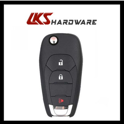 2016-2021 Chevrolet Cruze XL8 / 3-Button Remote Flip Key / PN: 13514134 / LXP-T004