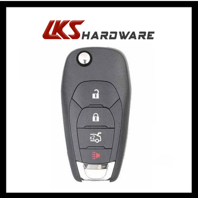 2016-2019 Chevrolet Cruze / 4-Button Flip Key / PN: 13514135 / LXP-T004 / 433 Mhz / XL8