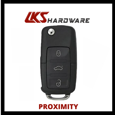 2011-2016 Volkswagen / 4-Button Flip Key / PN: 5K0837202AK / NBG010206T /  PROXIMITY