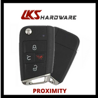Load image into Gallery viewer, 2015-2019 Volkswagen Golf GTI / 4-Button Flip Key / PN: 5G0 959 752 BE / NBGFS12P01/ HU66 / PROX
