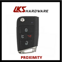 Load image into Gallery viewer, 2015-2019 Volkswagen Golf GTI / 4-Button Flip Key / PN: 5G0 959 752 BE / NBGFS12P01/ HU66 / PROX
