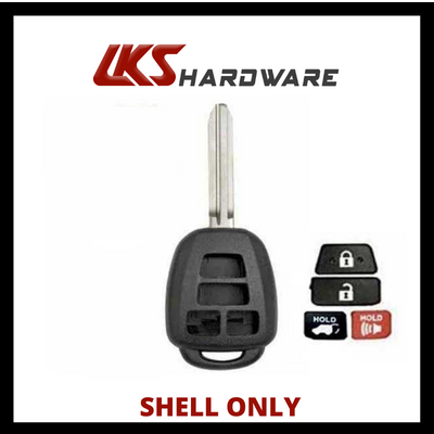 2013-2018 Toyota RAV4 / Highlander / Sequoia 4-Button Remote Head Key SHELL ONLY