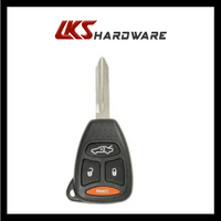 Load image into Gallery viewer, 2005-2010 Chrysler Dodge Jeep 4-Button Remote Head Key
