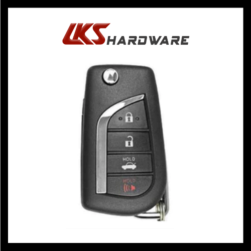 2014-2017 Toyota Camry Corolla 4-Button Flip-Key / HYQ12BDM (H Chip)